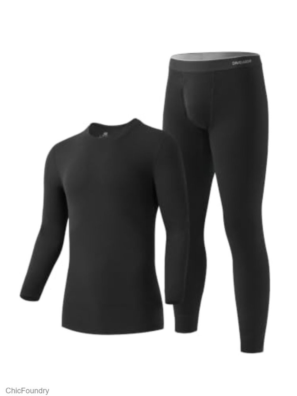 Men's Heavyweight Thermal Underwear Set Double Brushed Base Layer